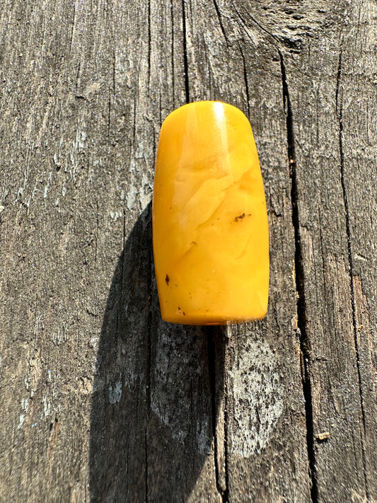 Natural butterscotch amber bead