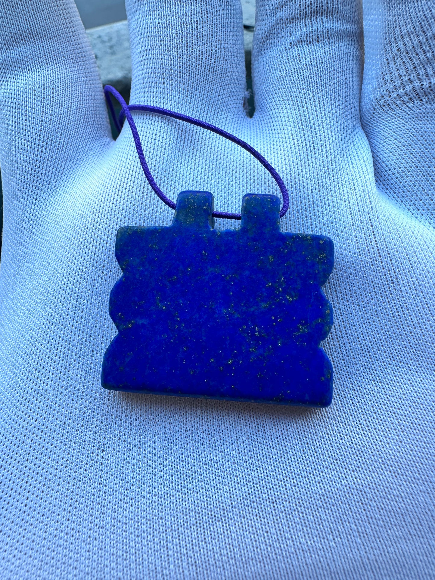 High quality vintage lapis lazuli pendant