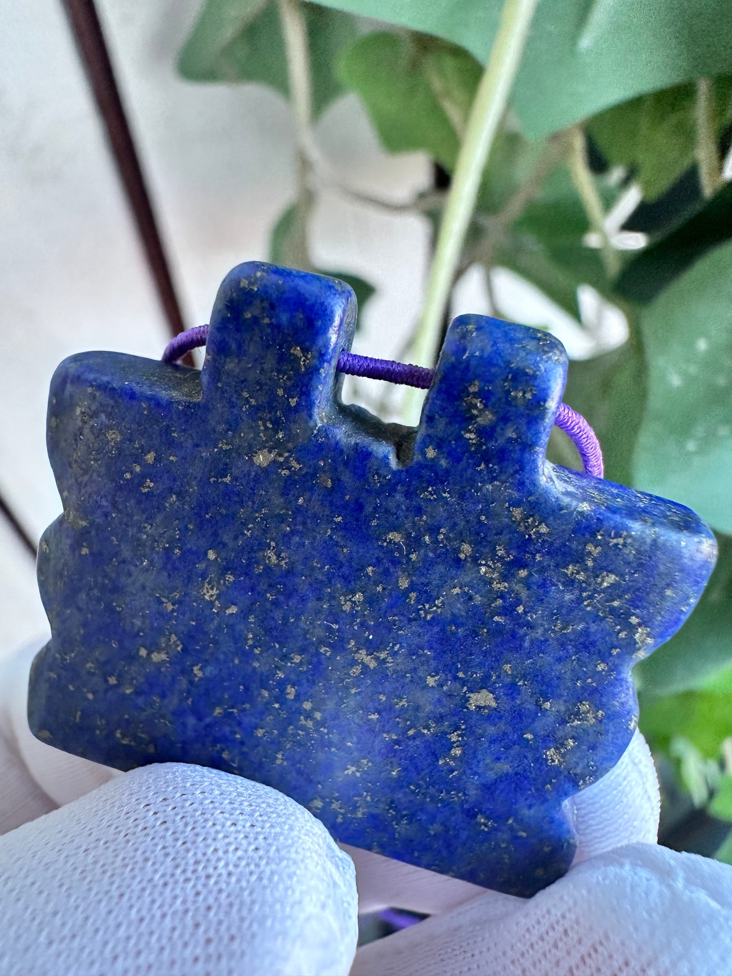 High quality vintage lapis lazuli pendant