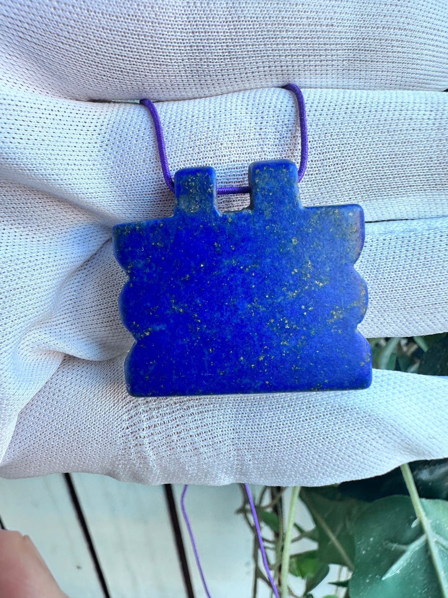 High quality vintage lapis lazuli pendant