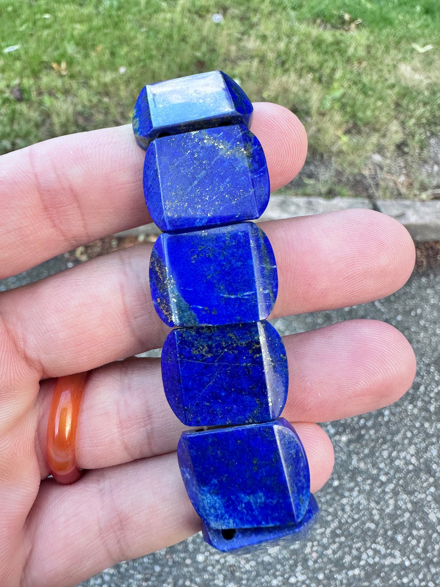 Lapis lazuli bracelet 100 % natural