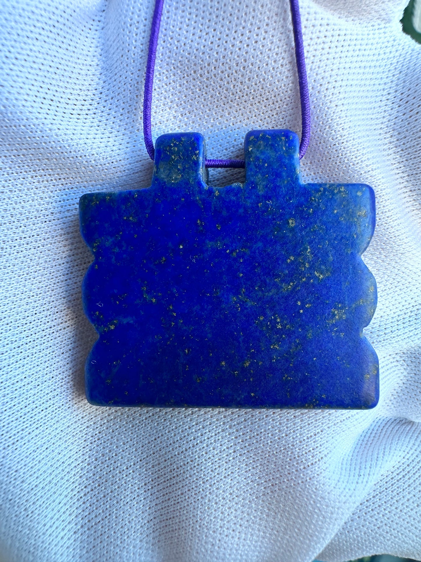 High quality vintage lapis lazuli pendant