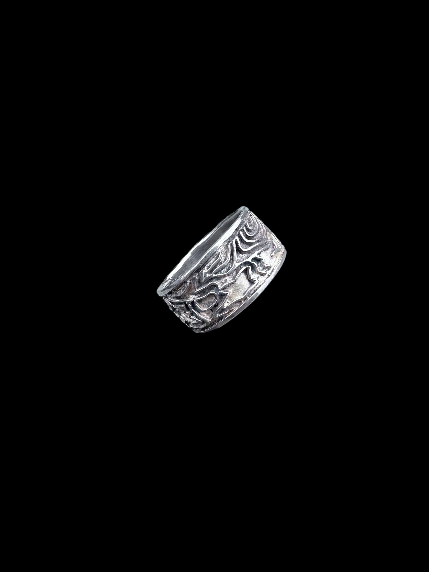 925 Silver Ring Used